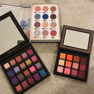 3 eye shadow pallets